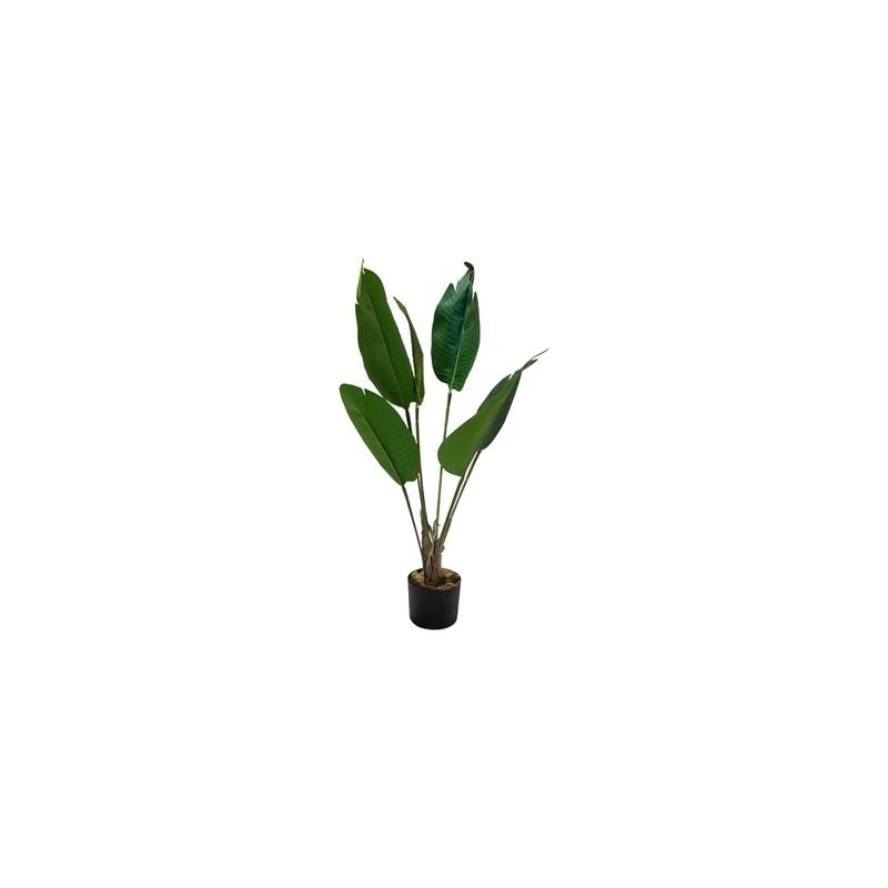 PLANTA ARTIFICIAL DECORATIVA STRELITZIA NICOLAI (90cm) | www.outdoor.mchomes.mx