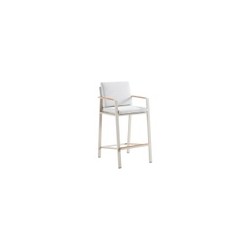 SET MESA DE BAR NOFI PARA JARDÍN CON 6 SILLAS (COLOR BEIGE) | www.outdoor.mchomes.mx