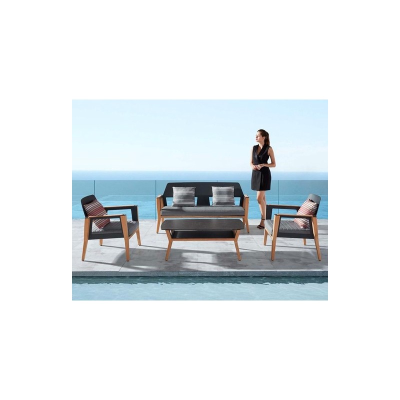 Set sala SHELDON para jardín | Muebles de exterior | MChomes