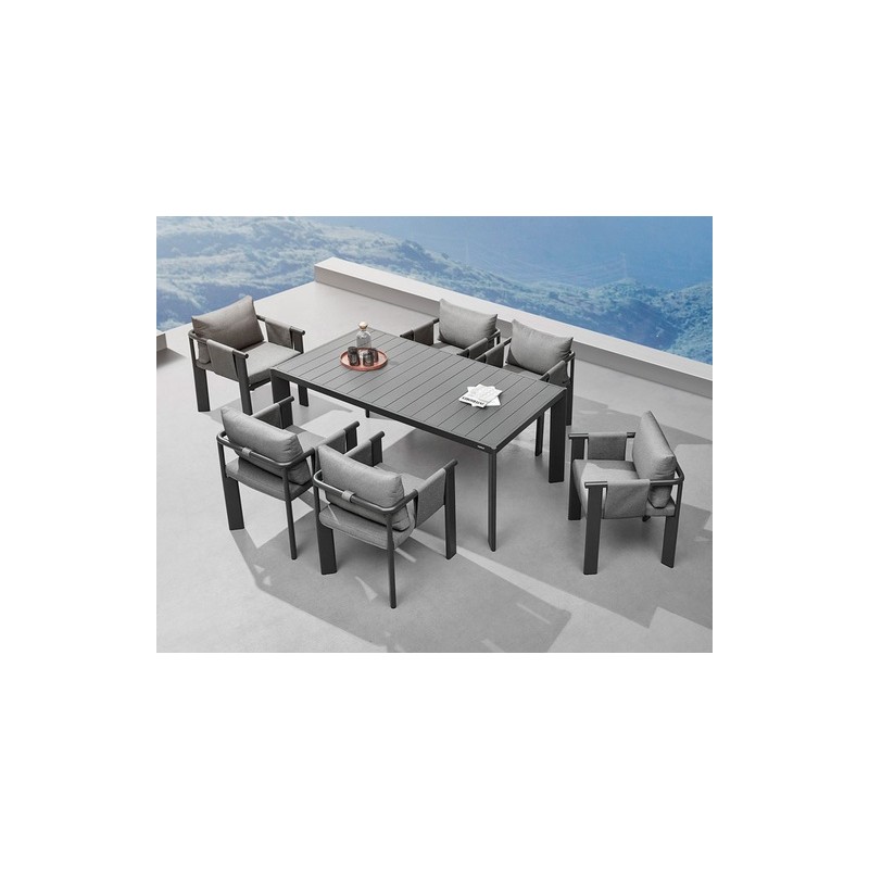 MESA DE COMEDOR LIGO PARA JARDÍN (6 PERSONAS) | www.outdoor.mchomes.mx