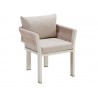 SILLA DE EXTERIOR BORROMEO COLOR BEIGE | www.outdoor.mchomes.mx