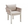 SILLA DE EXTERIOR BORROMEO COLOR BEIGE | www.outdoor.mchomes.mx