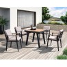 Set mesa Emoti para jardín con 4 sillas | MCHomes ¡Decorando tu vida!