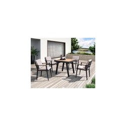 Set mesa Emoti para jardín con 4 sillas | MCHomes ¡Decorando tu vida!