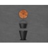 Hielera ICOO negro con tapa de madera Teca | MCHomes